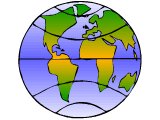 Simplified global map
